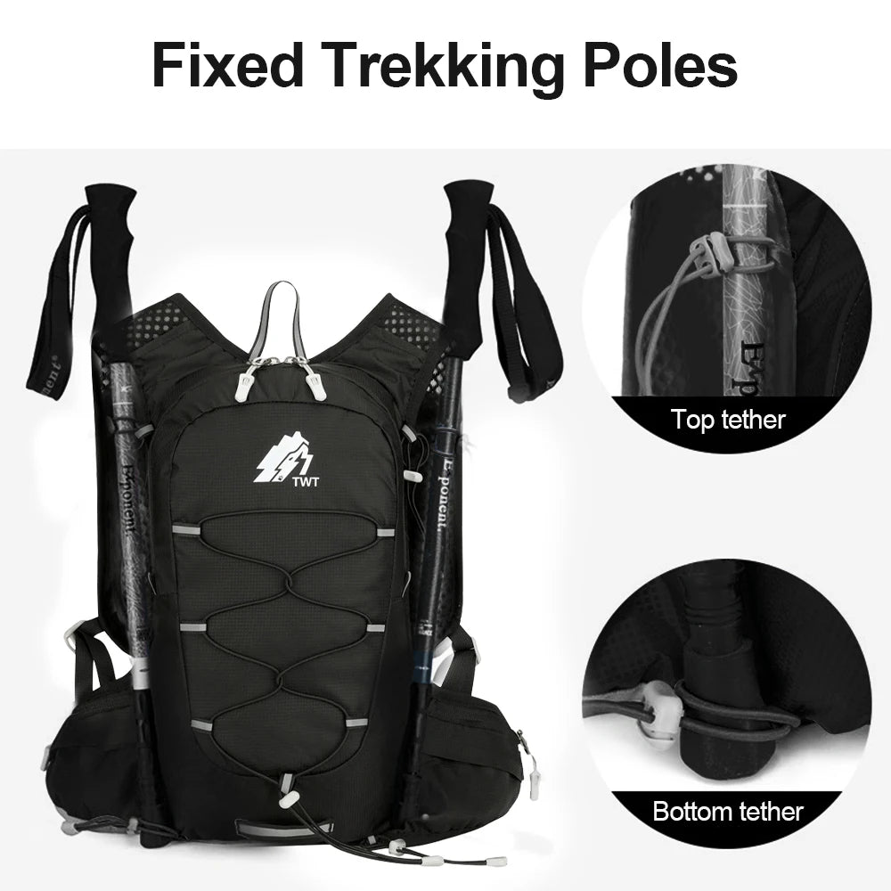 20L Ultra Lightweight Hydration Vest with 2L Water Bladder for Outdoor Hiking Cycling Marathon Outdoor Mountaineering Backpack