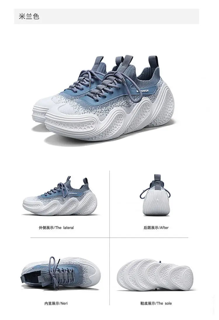 Warrior Original Brand Sports Shoes Summer Breathable Mesh Lightweight Running Shoes Wear-resistant Non-slip Casual Sneakers