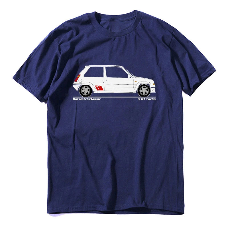 Male Hot Hatch Classic - Retro 5 Gt Turbo Inspired  Classic Tops Tee Shirts New Fashion  Print T-Shirt