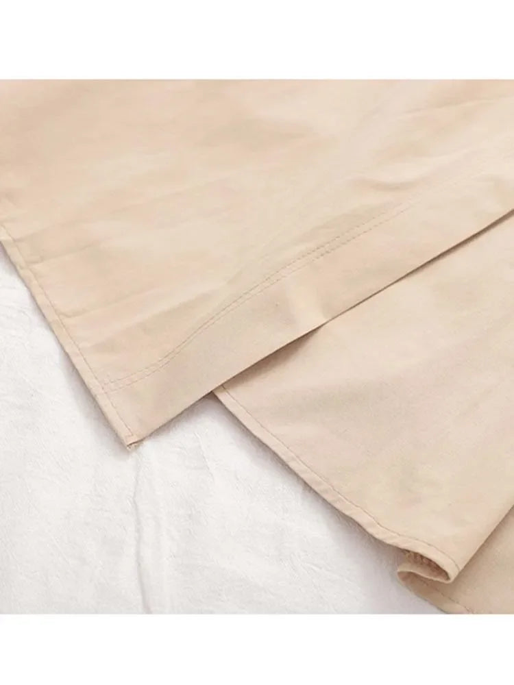 Elegant Vintage Women Skirt Summer Korean Style Solid Elastic High Waist Midi Long Skirt With Belt Female Office Ladies Wear