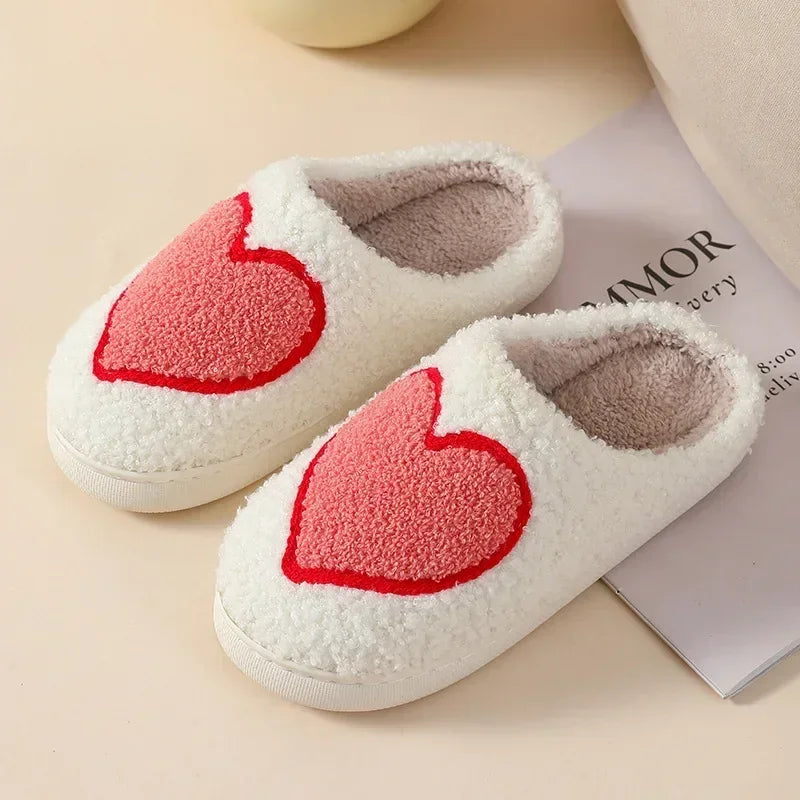 House Fuzzy Slipper Men Male Ghost Face Blue Evil Eye Home Shoes Plush Winter Warm Indoor Floor Non Slip Women Female Halloween