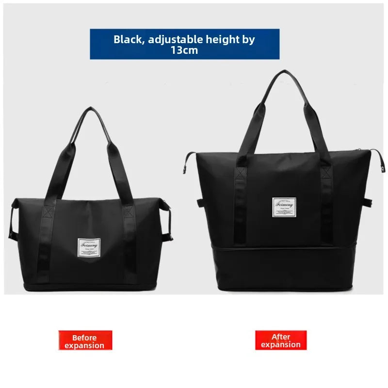Large Capacity Casual Handbag for Men And Women Student Clothing Storage Bag Maternity Bag Travel Bag Polyester Material
