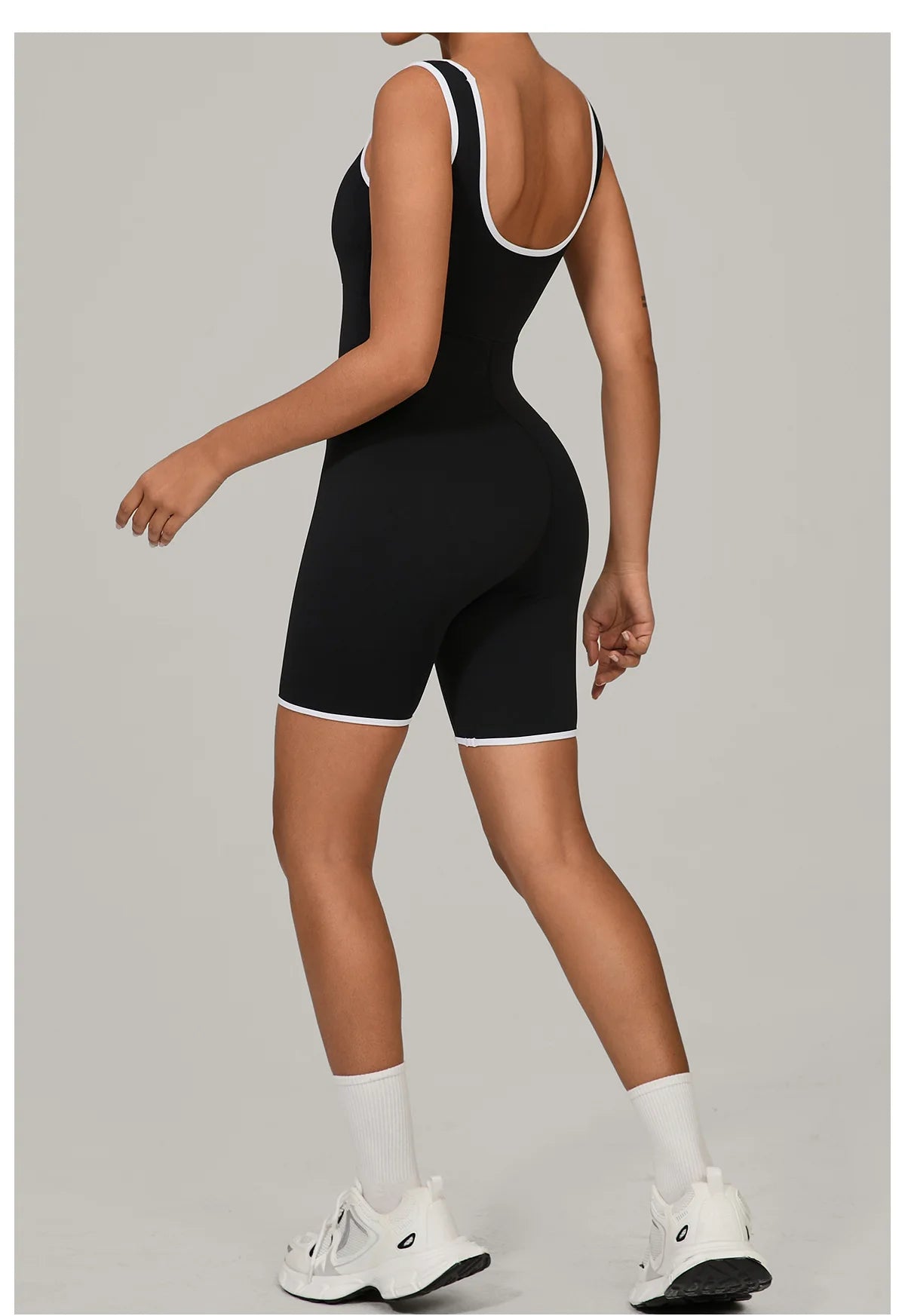 Jumpsuits Women Tracksuit One-Piece Suit Color Blocked Rompers Yoga Set Gym Push Up Workout Clothes Fitness Bodysuit Sportswear