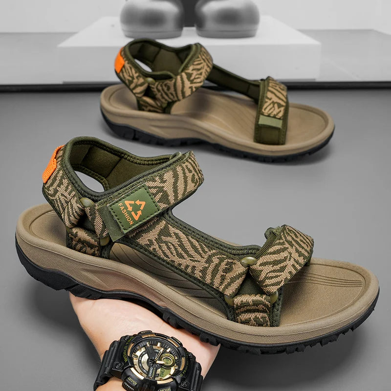 Men's Sport Sandals, Open Toe Water Sandals Waterproof Lightweight Casual Athletic Sandals for Outdoor Beach Travel Summer 40-45