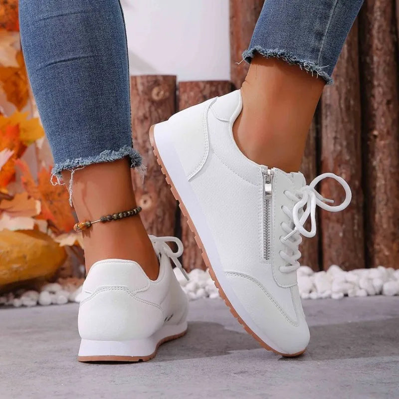 Roman Trendy Spring/Autumn Running Shoes Student Campus Flat Vulcanized Shoes Fashion Sneakers Casual Comfortable Round Head