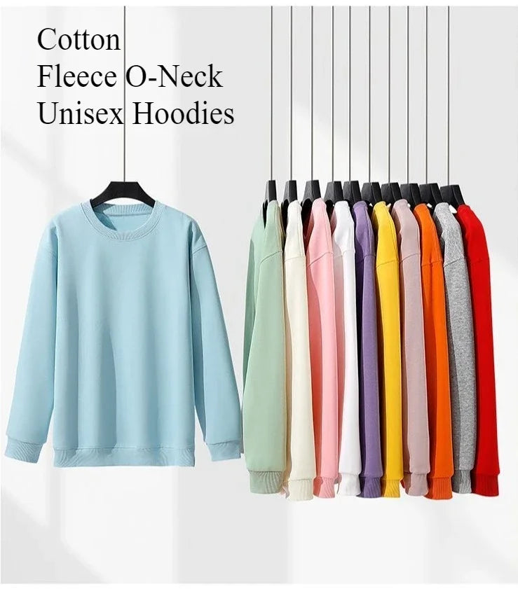Oversized Cotton Hoodie Women Fleece Sweatshirt Casual Autumn Winter Pullover