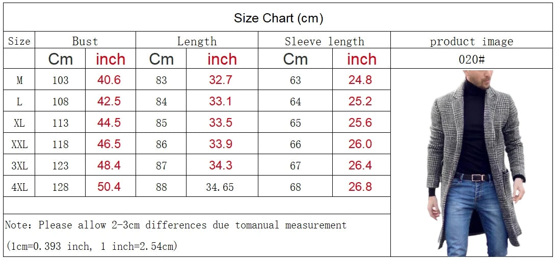 Casual Coats Striped Jackets Man Turndown Collar Top Wool Coats And Long Sleeve Lined Clothes Men's Clothing  For Winter