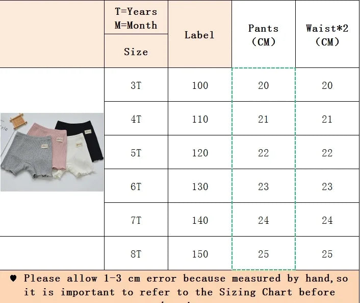 Kids Leggings Child Safety Pants To Prevent Exposure Wear Leggings, Underpants and Shorts  Kids Wears for Girls