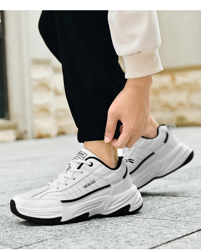 Men's new sports shoes four season casual fashion versatile wear-resistant comfortable thick soled sports shoes running sneakers
