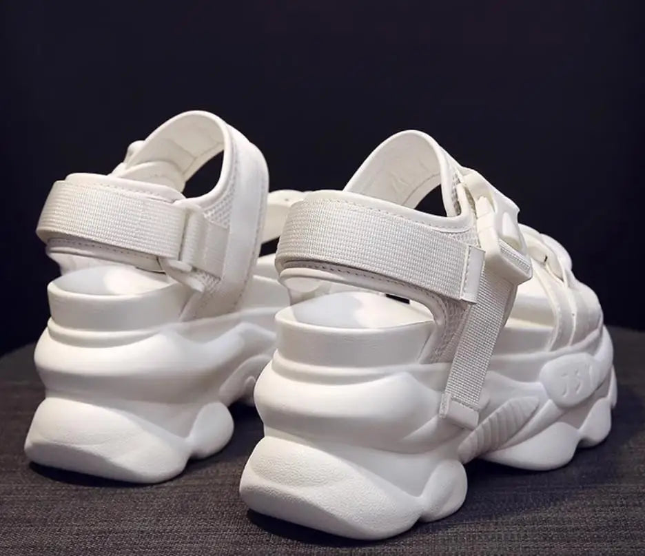 High Heels Sandals Women Shoes New Summer Wedges Height Increasing 11cm Ladies Sandal Platform Chunky Shoes Sandalias Mujer