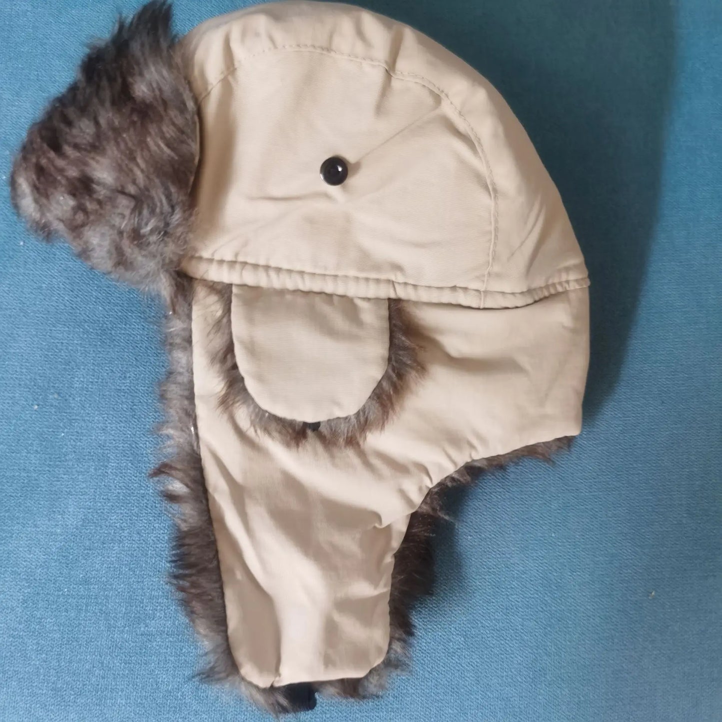 Men's Winter Trapper Aviator Trooper Earflap Warm Russian Waterproof Ski Hat Bomber Cap  Russian Warm Ear Protectors Hats BAZAARHUBO