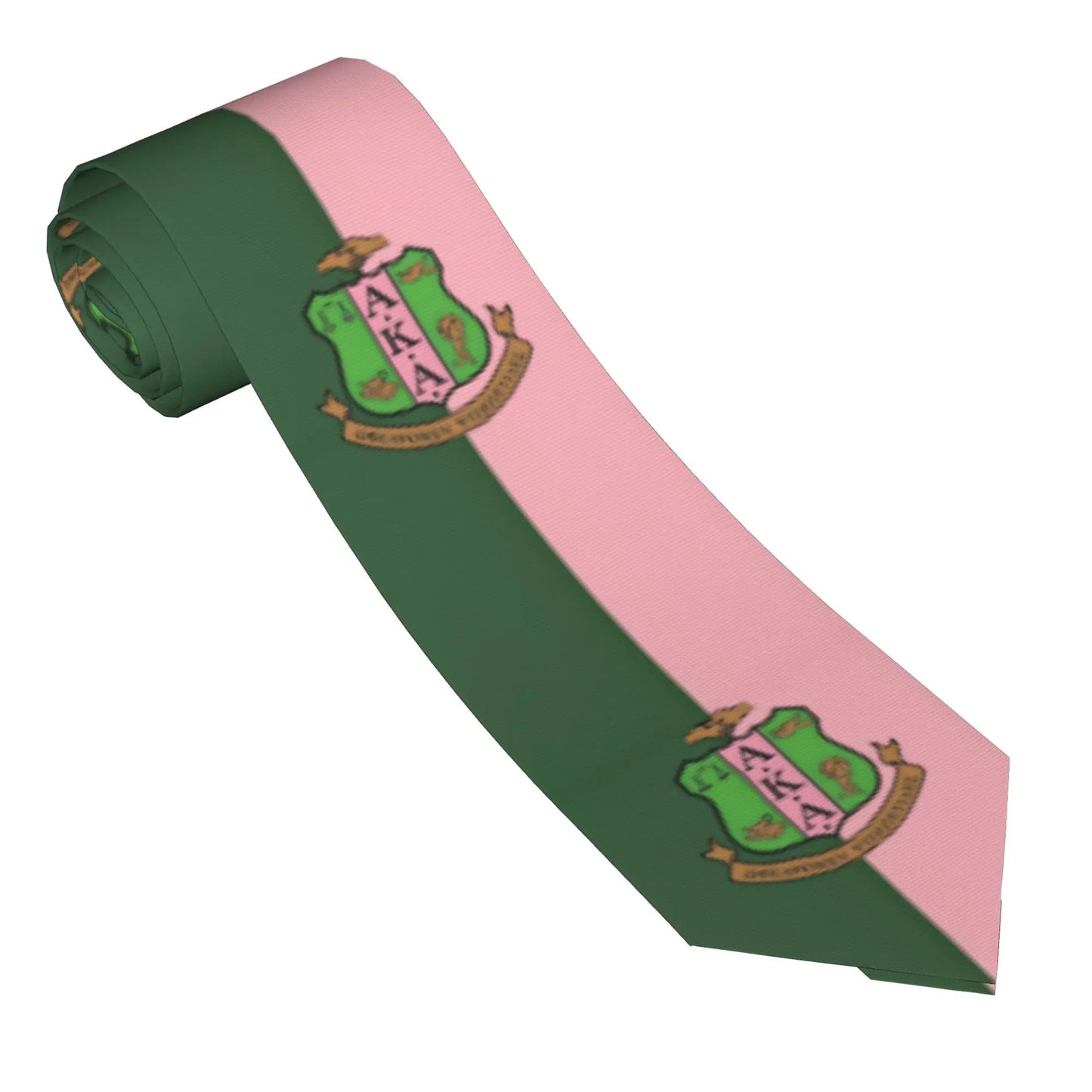 Fashion AKA The First Historically African Sorority  Neck Tie for Wedding Customized Men  Neckties