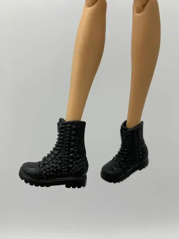 Miniature Doll Shoes | High Heels & Flat Shoe Accessories for 1/6 Scale BB Dolls