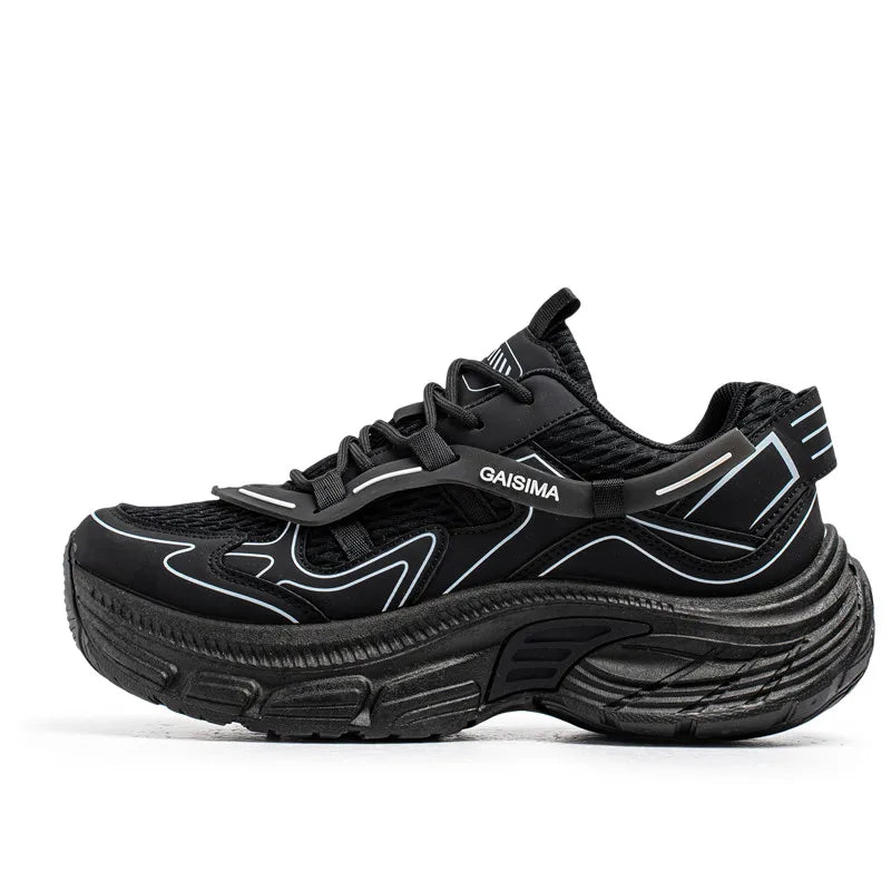 Professional Running Shoes Unisex Thick Bottom Sport Shoes Men Women Luxury Brand Walking Jogging Shoe Couples Yellow Sneakers