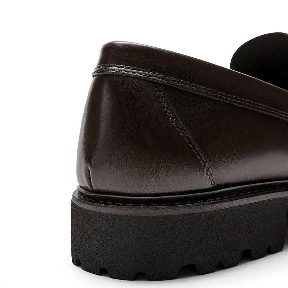 Full Grain Leather Men's Loafer Shoes High Quality Handmade Wear-Resistant Genuine Leather Casual Shoes