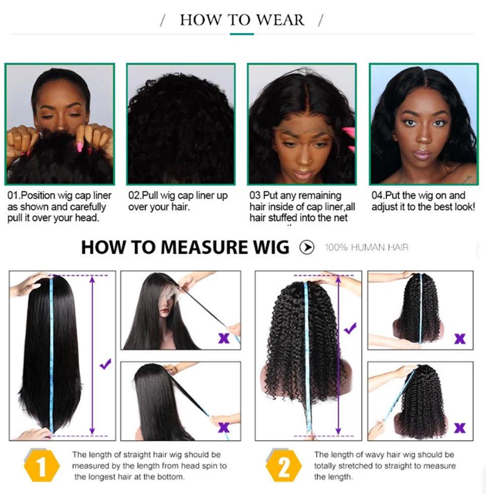 Short Curly Bob Human Hair Wig With Bangs Deep Curly No Lace 250 Density Brazilian Virgin Remy Fringe Human Hair Wigs Easy To Go