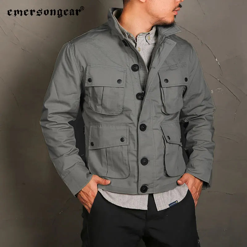 Emersongear Blue Label TCU Thermal Mens Jacket Vintage Outdoor Casual Hiking Hunting Cloth Nylon Camping Urban