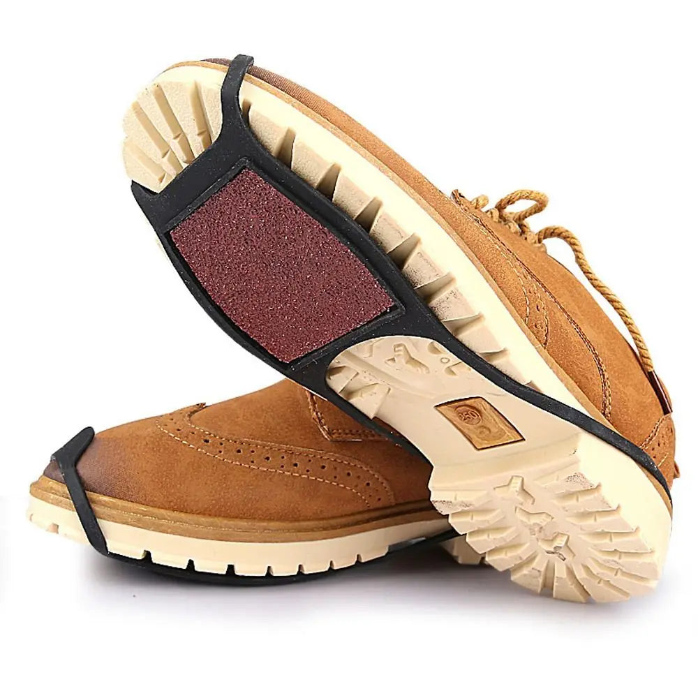 Silicone Anti Slip Shoe Boot Grips Outdoor Non Slip Snow Shoe Spikes Ice Overshoe Ice Grippers Spikes Durable Traction Cleats