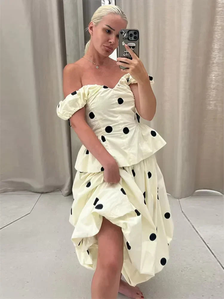 Vintage Polka Dot Backless Tank Tops Sexy Summer Street Chic Slim Deep V Neck Vest Casual Ruffles Sleeveless Tops Woman 2026 BAZAARHUBO
