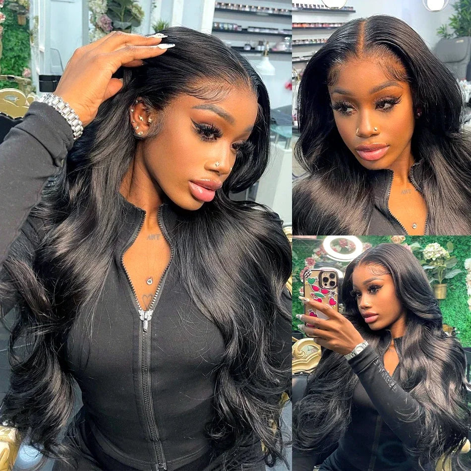 Body Wave Human Hair wigs 13x6/4 Transparent Lace Front Wigs HD Lace Frontal Wigs Body Wave 30 inches 4x4 Human Hair Lace Wigs