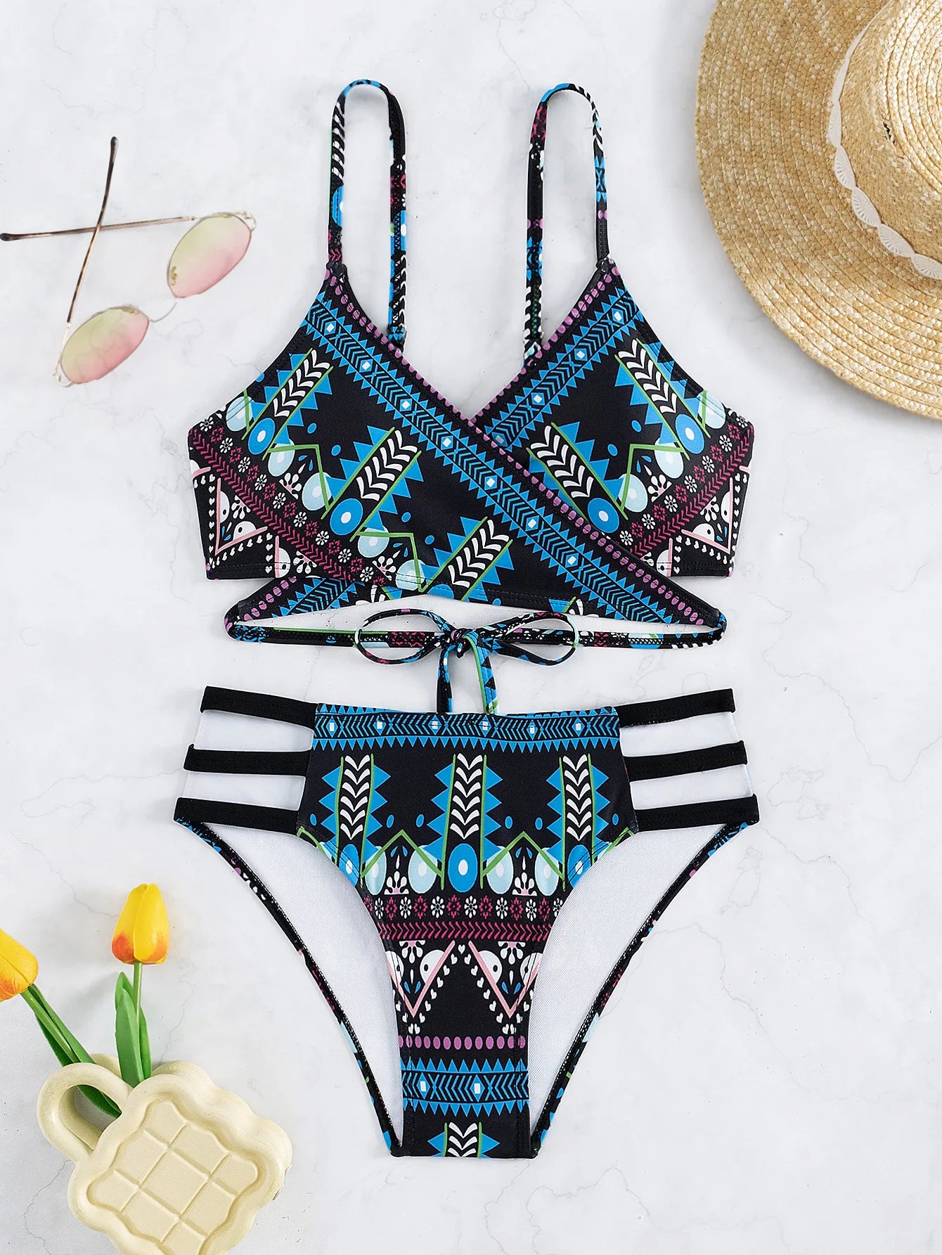 2026 Summer Sexy Bikinis Push Up Swimsuits Women Swimwear Female Beach Swim Wear Bathing Suits High Waist Bikini Set Pool Bather