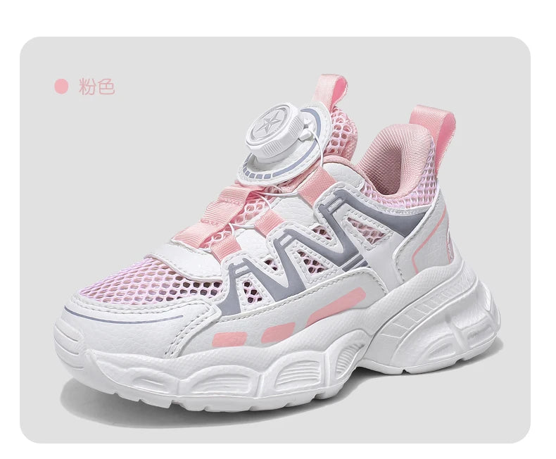 Children Casual Shoes for Girls Breathable Mesh Sneakers for Kids Summer Comfortable Outdoor Walking Shoes Fashion Sports Shoes