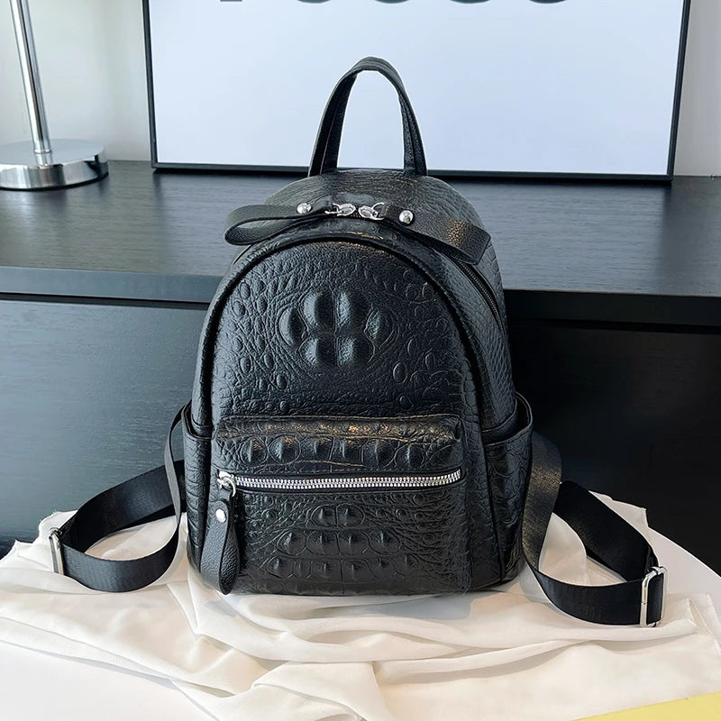 Women's Backpack Ladies Big Bagpack for Teenager Girl PU Leather Large Capacity Shoulder Bags for Women 2024 Mochilas Feminina