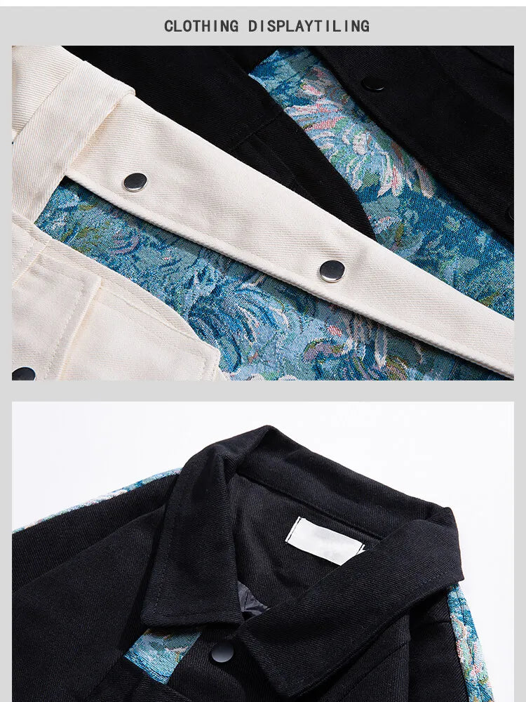 Mens Streetwear Jacket Men Woman Embroidered Jacket Male Outwear Loose Coat Original High Quality Fashion Bomber Jackets