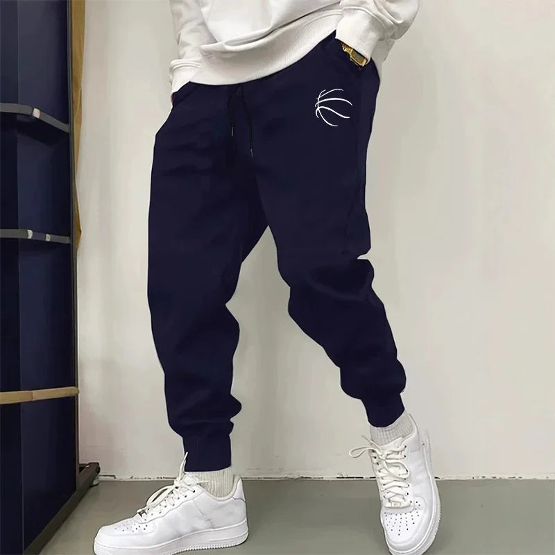 Mens Sweatpants Printed Casual Pants Outdoors Fitness Sports Jogging Man Trousers Daily Running Pants 2026 Basketball Sportswear