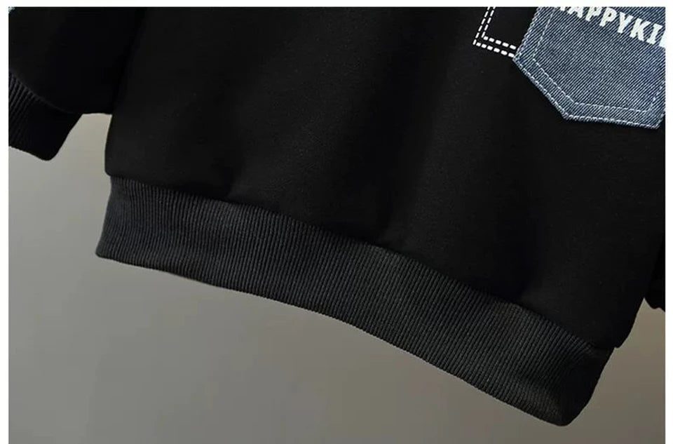 2026 Toddler Boys Clothes Set Spring Autumn Polo Collar Long Sleeve Sweatshirt Pants 2 Piece Outfits Kids Boys Casual Tracksuit BAZAARHUBO