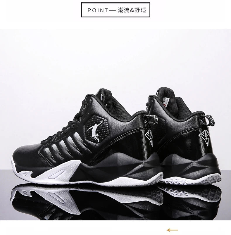 Men's Basketball Shoes Breathable Cushioning Non-Slip Wearable Runing Shoes Gym Training Athletic Basketball Sneakers for Women
