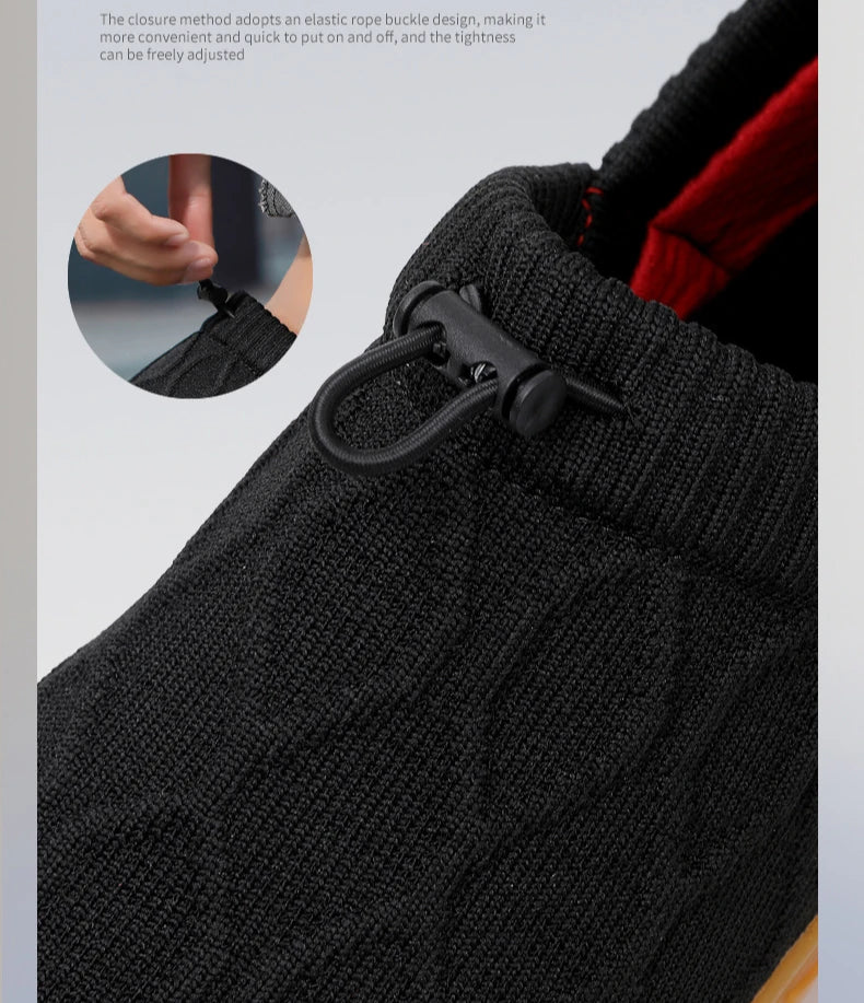Minimalist Men's Barefoot Shoes Anti Slip Breathable Knitting Walking Shoes for Men Wear-resistant Lightweight Running Sneakers