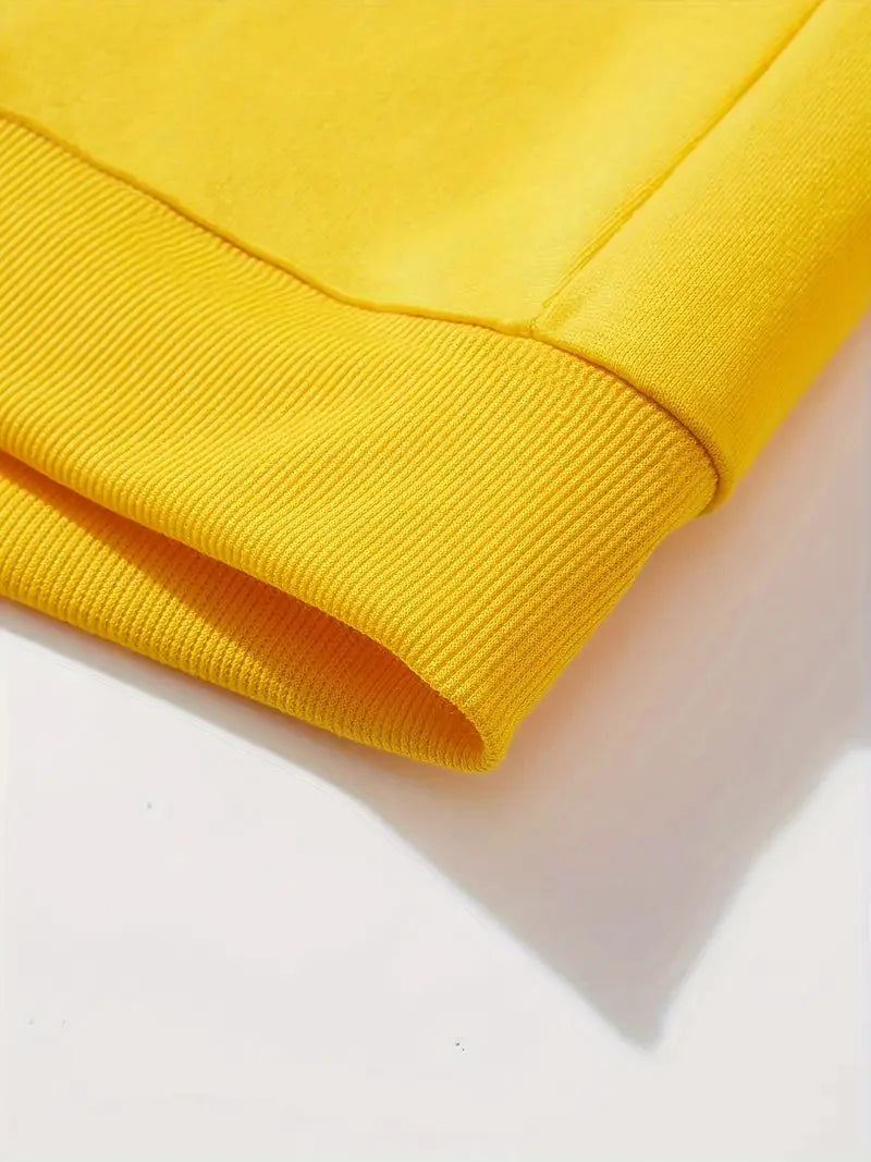 Men's autumn and winter casual fashion loose back poker card A graphic printed long sleeved hooded sweatshirt warm pullover BAZAARHUBO