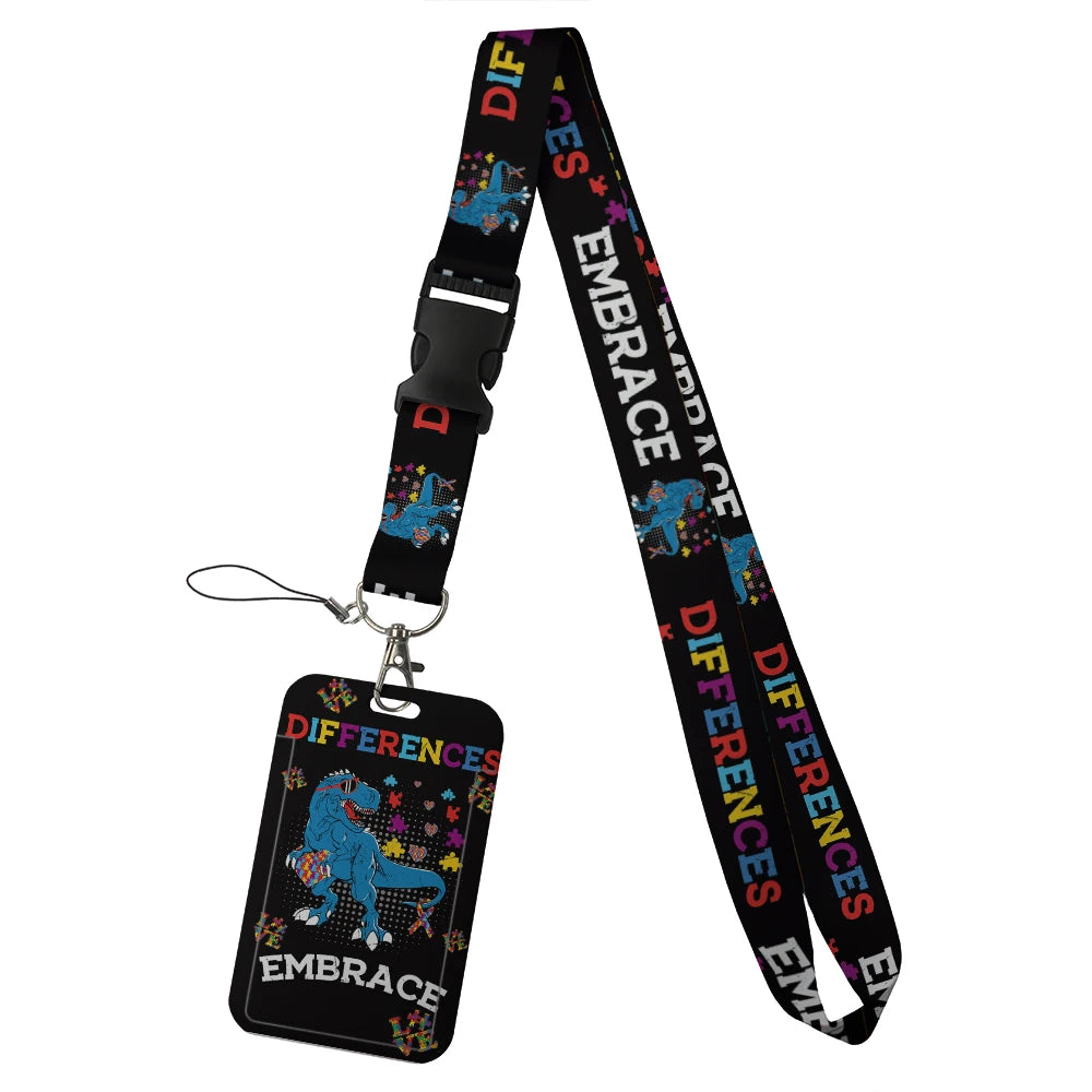 quotation card holder Lovely hanging rope  ID pass hang accessories holder lanyard Student  Bus passr protective Case