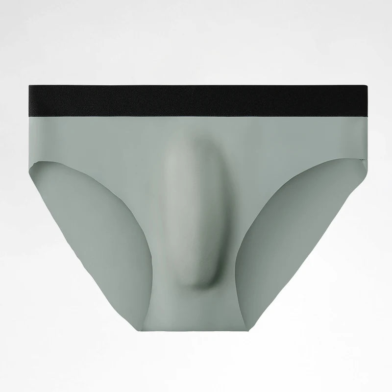 5pc Men's underwear Men's ice silk seamless breathable ultra-thin briefs summer ice soft and comfortable boys underpants