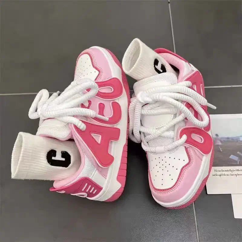 Sneakers Lace Up Athletic Shoes for Women Sports Light H Comfortable and Elegant Woman Footwear Original Deals Designer Luxury A