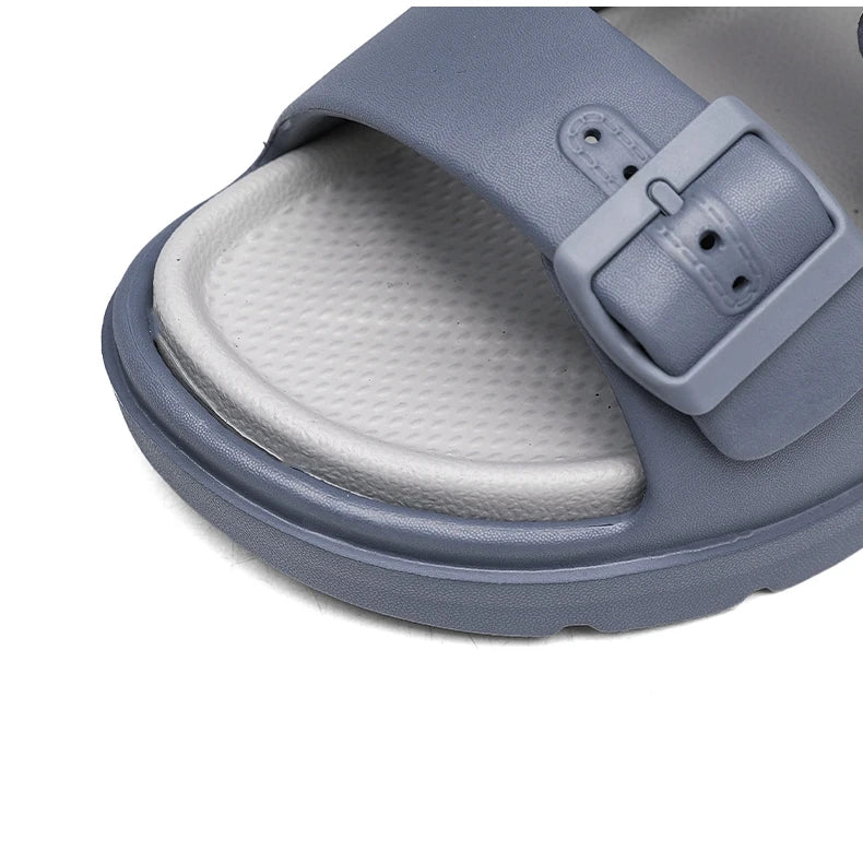Men's Slippers Indoor Outdoor Sandals Beach Comfortable Soft Thick Slides Design Men Casual Shoes Flip-flops Mens Home Slippers