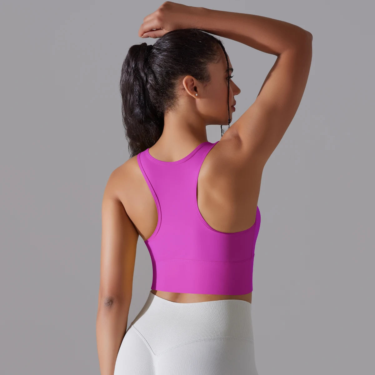 Nylon Sexy Women's Sports Bra Top Women Tight Elastic Gym Sport Yoga Bras Crop Top Yoga Clothes Stretch Women Sports Underwear