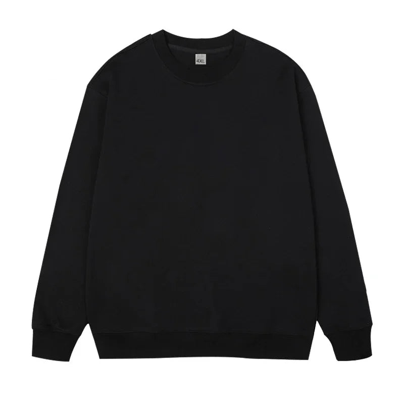 Plus Size Pullovers Men's Sweatshirts 110-185kg Oversized Round Neck Long Sleeve Tees Loose Tops Big Size Male Clothing 1XL-7XL