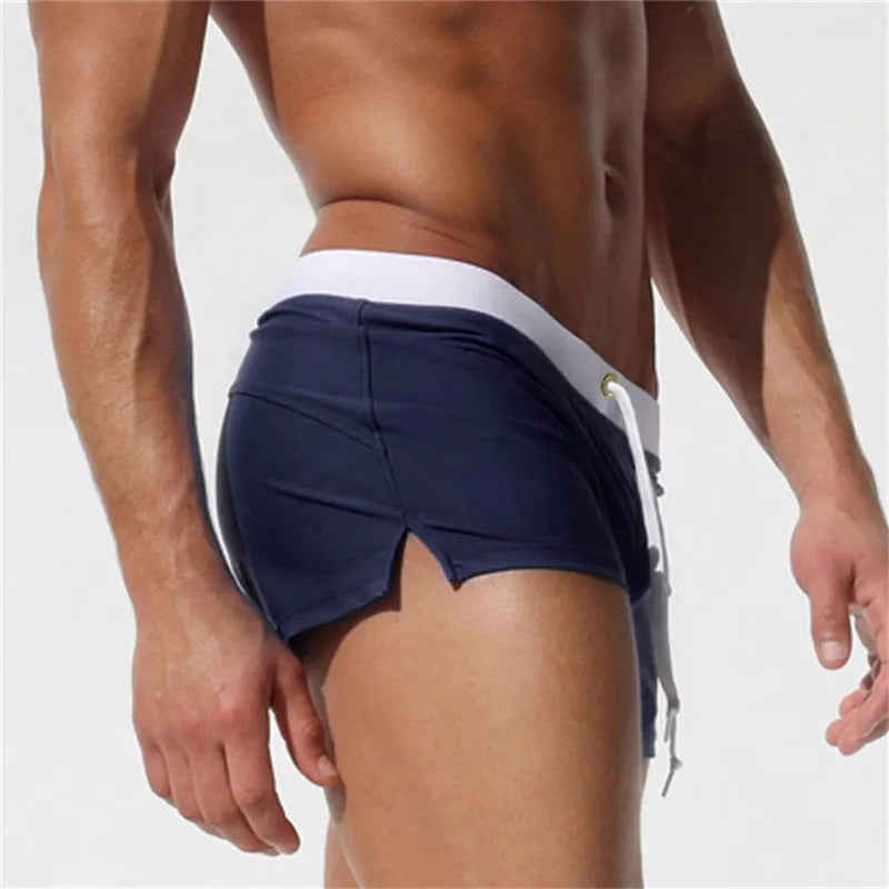 New Swimwear Men Sexy Swimming Trunks Sunga Hot Swimsuit Mens Swim Briefs Beach Shorts Mayo De Praia Homens Maillot De Bain