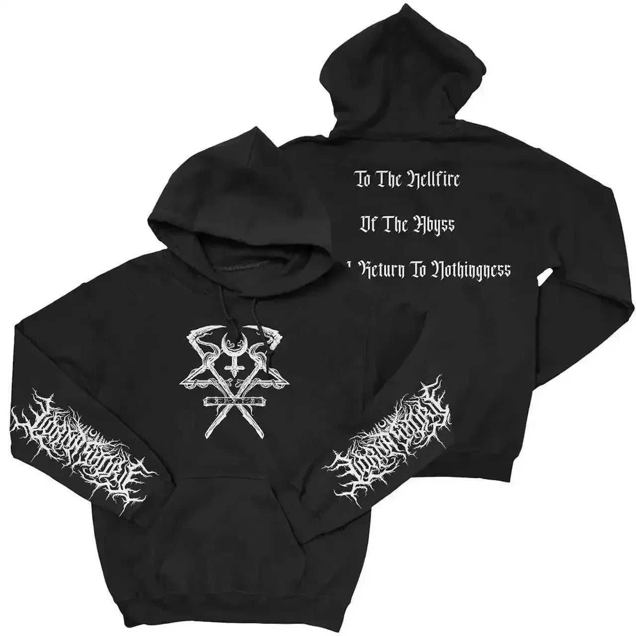 Symphonic Dead Core Band Lorna Shore Album Graphic Print Pullover Men Women Loose Casual Hoodie New Fashion Oversized Sweatshirt