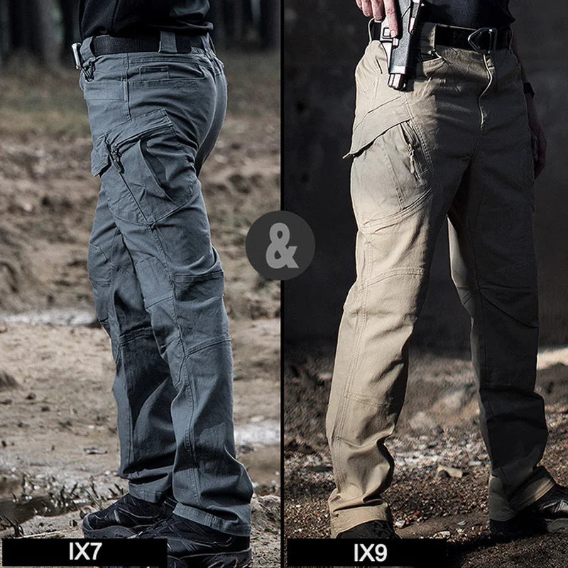 IX9 Stretch Tactical Pant City Cargo Pants Cotton Multi Pockets Work Pant Men Outdoor Hiking Camping Trousers A2FIX9