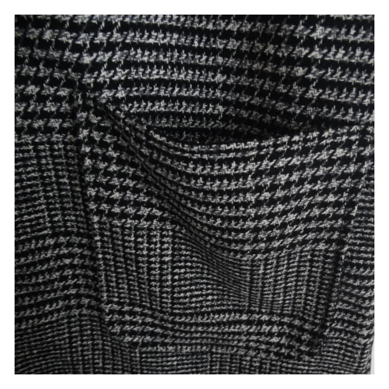 Casual Coats Striped Jackets Man Turndown Collar Top Wool Coats And Long Sleeve Lined Clothes Men's Clothing  For Winter
