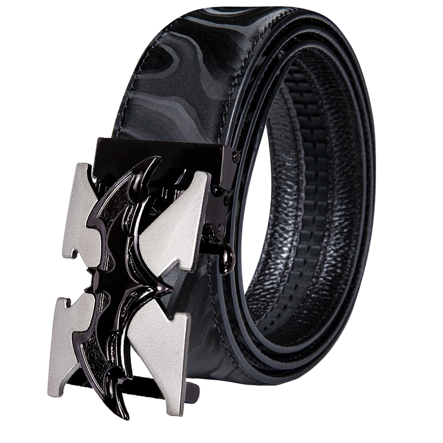 High Quality Mens Belts Black Brown Blue White Green Leather Straps Casual Gold Automatic Buckles Waistband Belt for Men Wedding BAZAARHUBO
