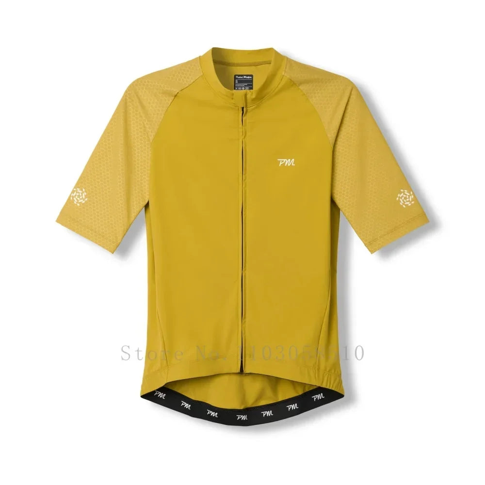 Pedal Mafia Summer Cycling Sweatshirt Set Men Short Sleeve MTB Jersey Men Cycling Clothing Bicycle Maillot ciclismo UPF50+ 2025