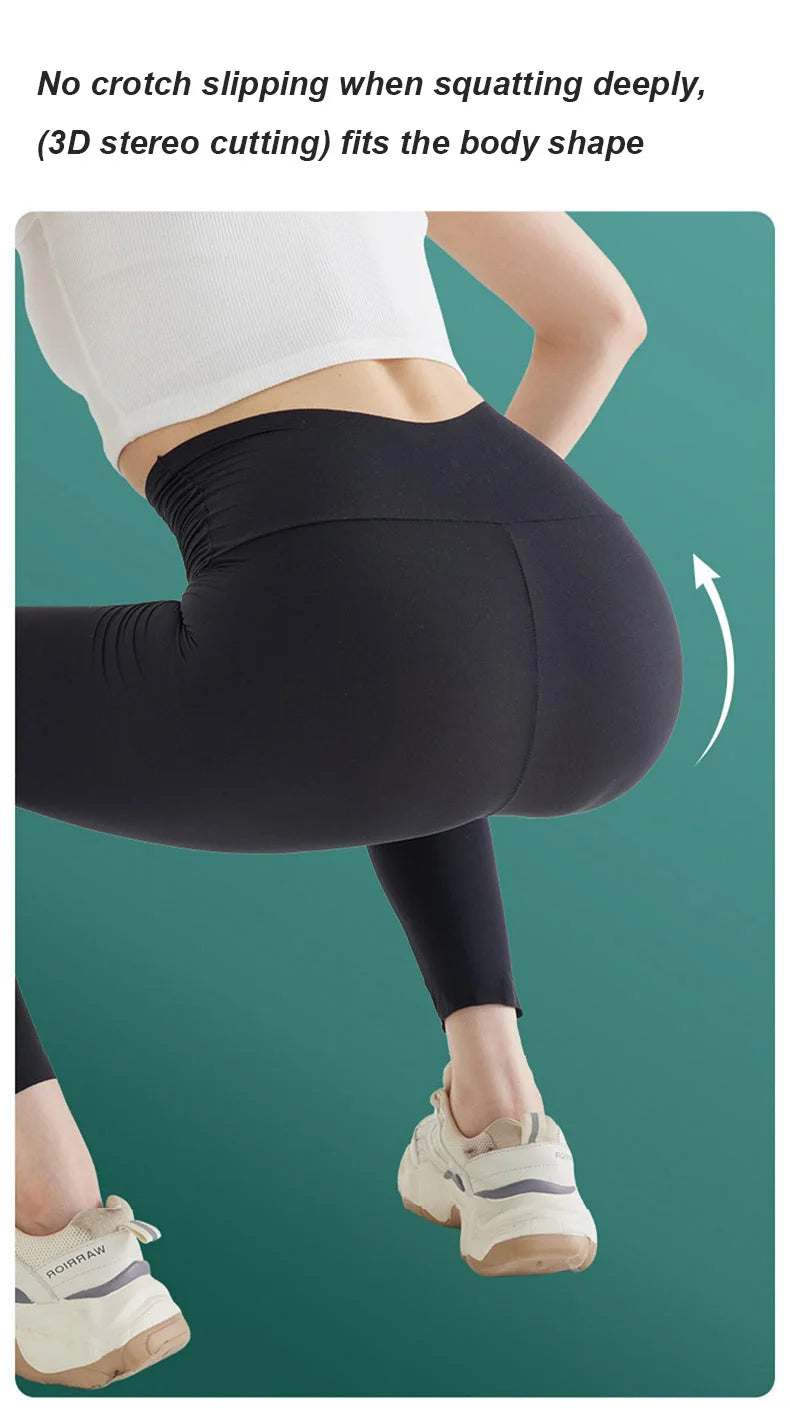 Plus Size Biker Shorts for Women Summer Thin Ice Silk Invisible Yoga Shorts Tummy Control Slimming Shorts Capri Pants 5/9 Length