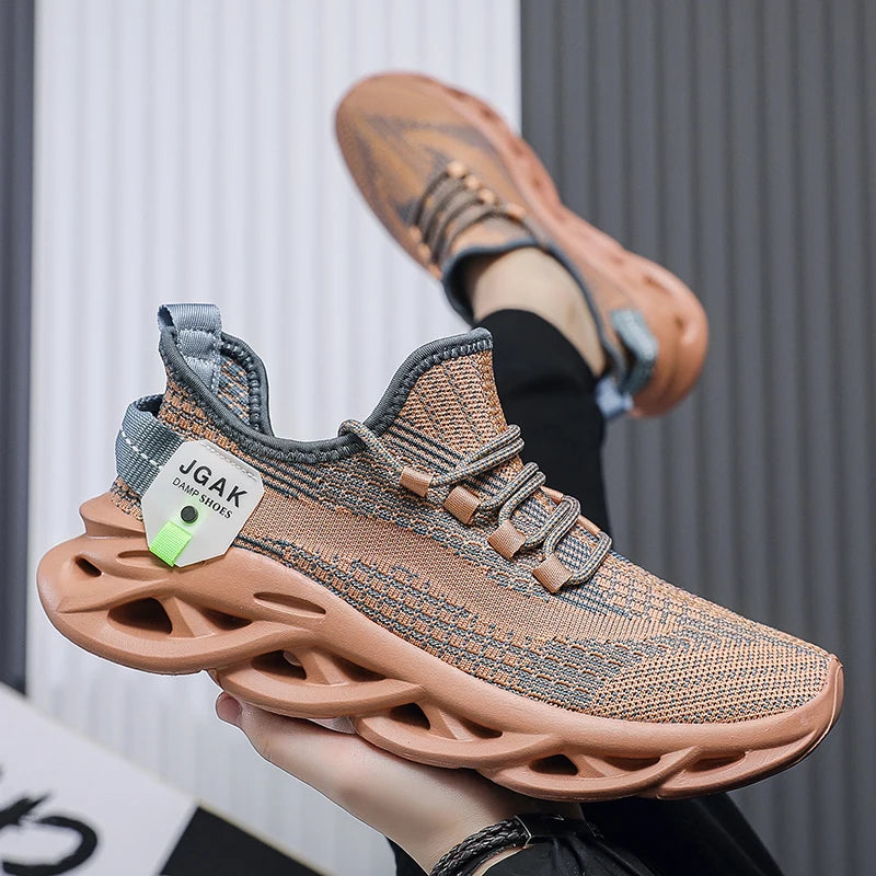 Plus Big Size 49 50 51 52 Men Mesh Sneakers Shock Absorbing Running Shoes Breathable Casual Walking Athletic Sports Trainers