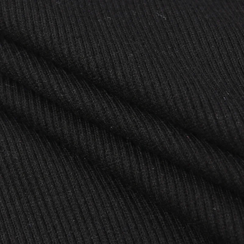 Mouse Print Black Tank Goth Sexy Bodycon Cropped Tops Women Streetwear Harajuku O Neck Knitted Basic Tank Top