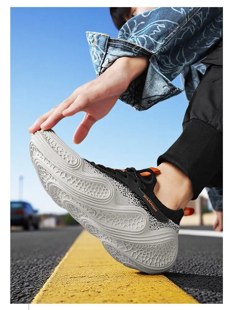 Warrior Original Brand Sports Shoes Summer Breathable Mesh Lightweight Running Shoes Wear-resistant Non-slip Casual Sneakers