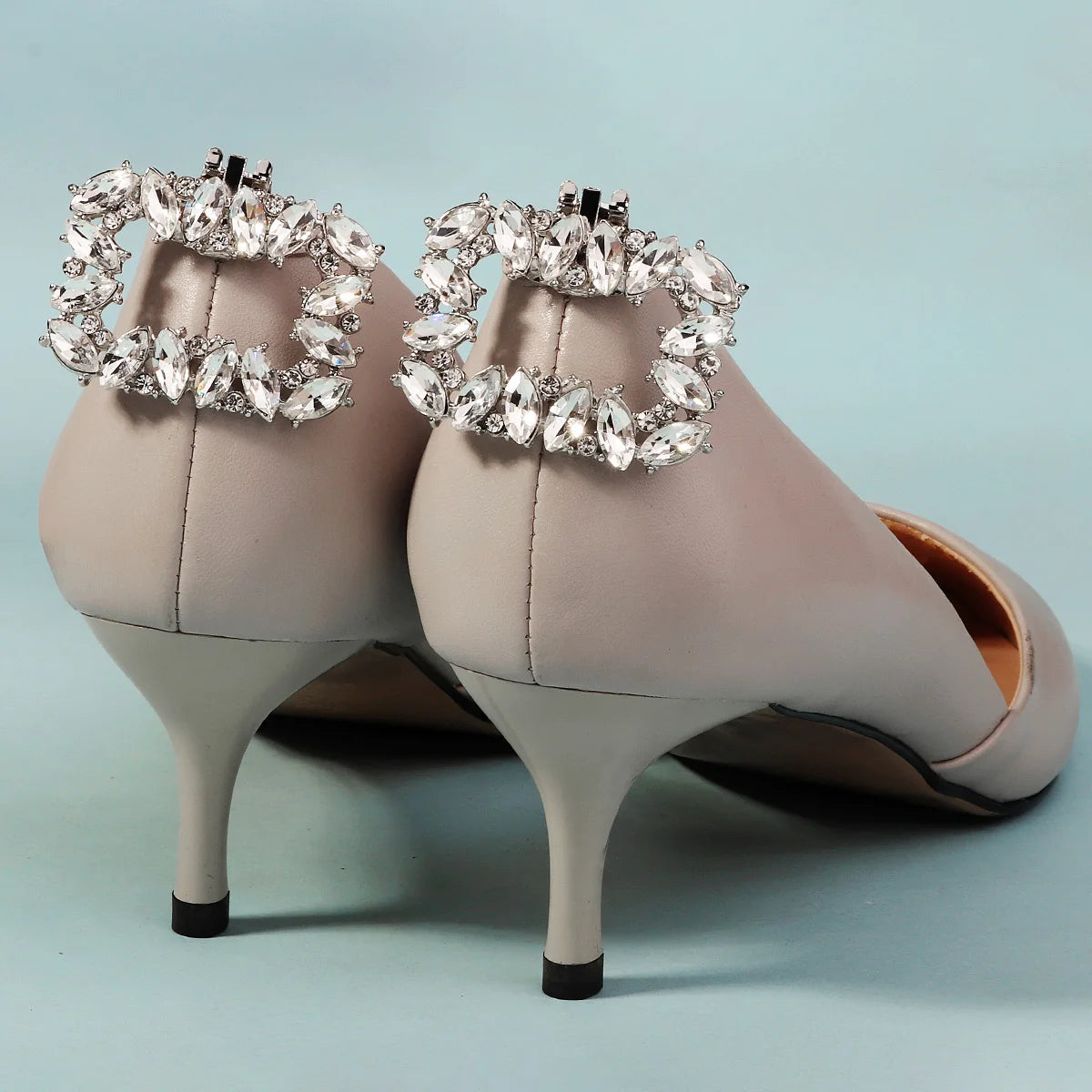 New Square Simple Women's Shoe Buckle Wedding High Heels Shoe Clip Bridal Gown Accessories Daily wear jewelry Holiday Gifts